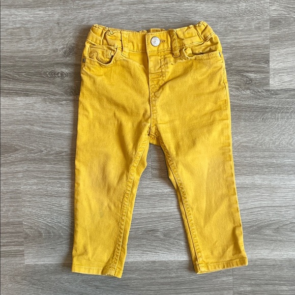 H&M golden yellow baby jeans - Picture 1 of 5